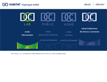 Tablet Screenshot of dcd-habitat.pl